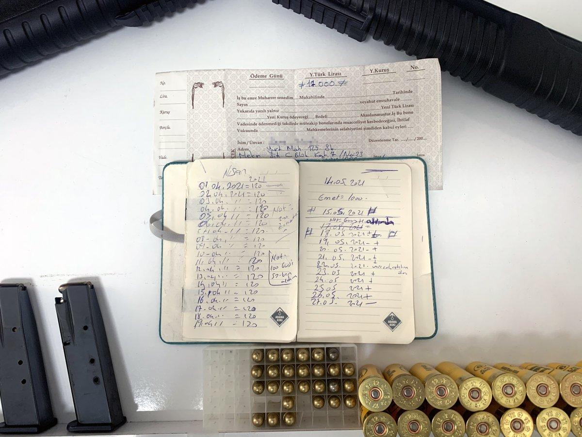 Adana'daki tefeci operasyonunda 9 tutuklama