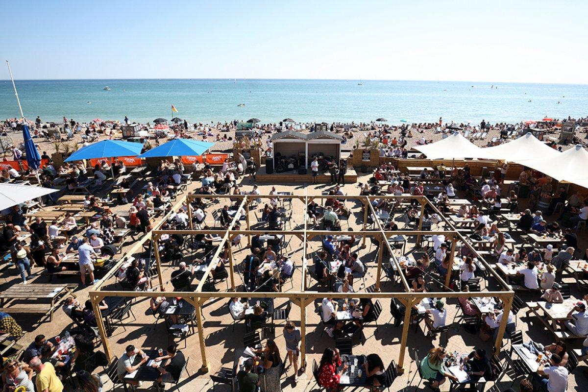 İngiltere sahillerinde yoğunluk