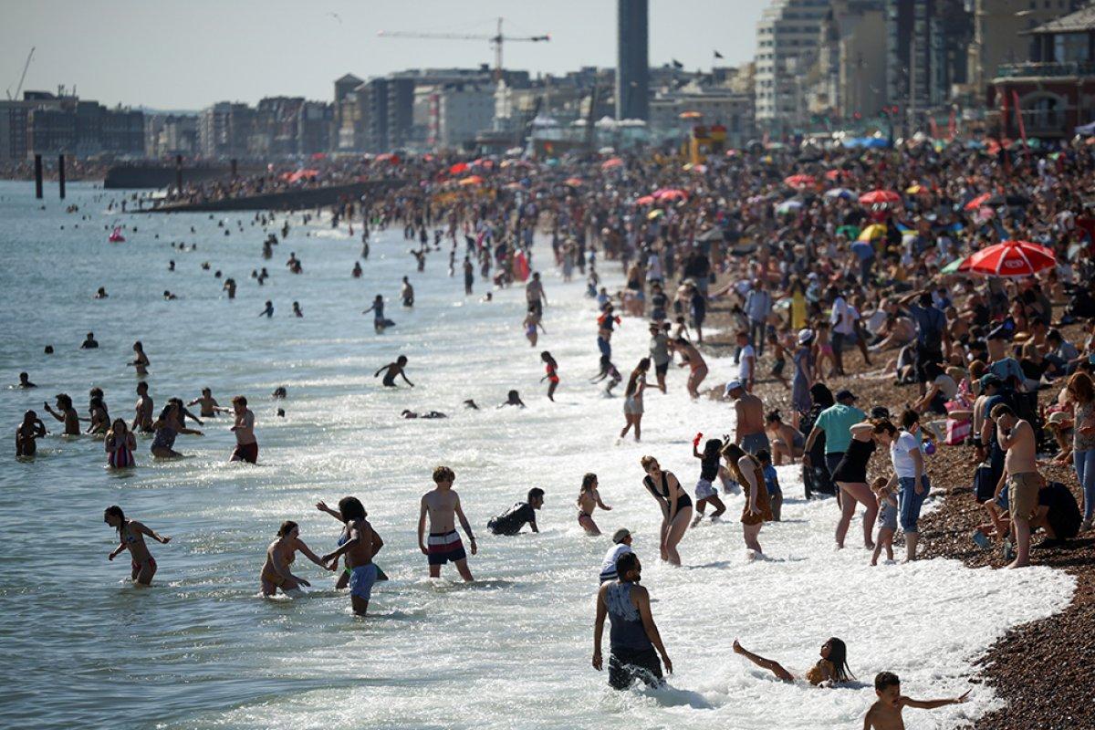 İngiltere sahillerinde yoğunluk