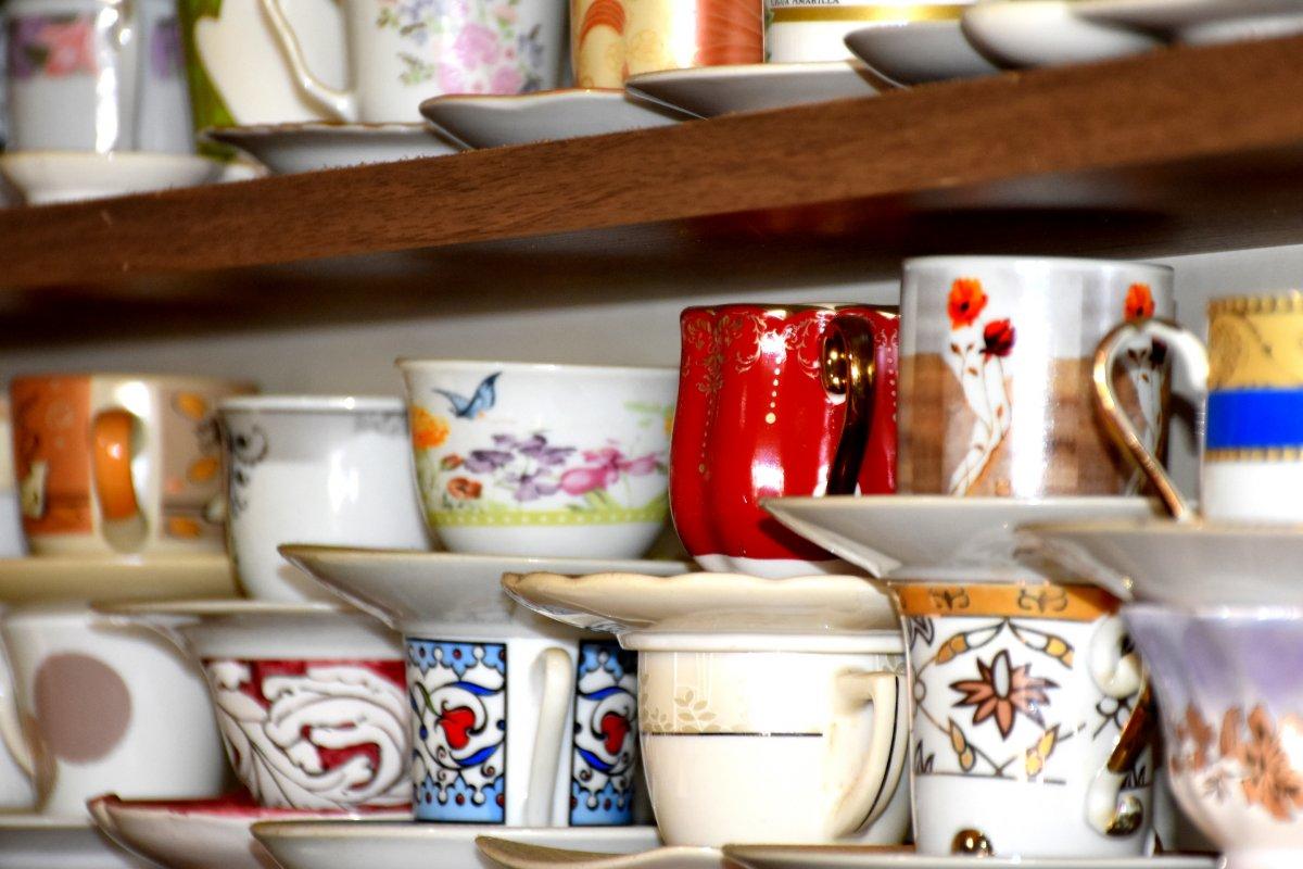 Malatya'da 3 bin kahve fincanı ile koleksiyon yaptı