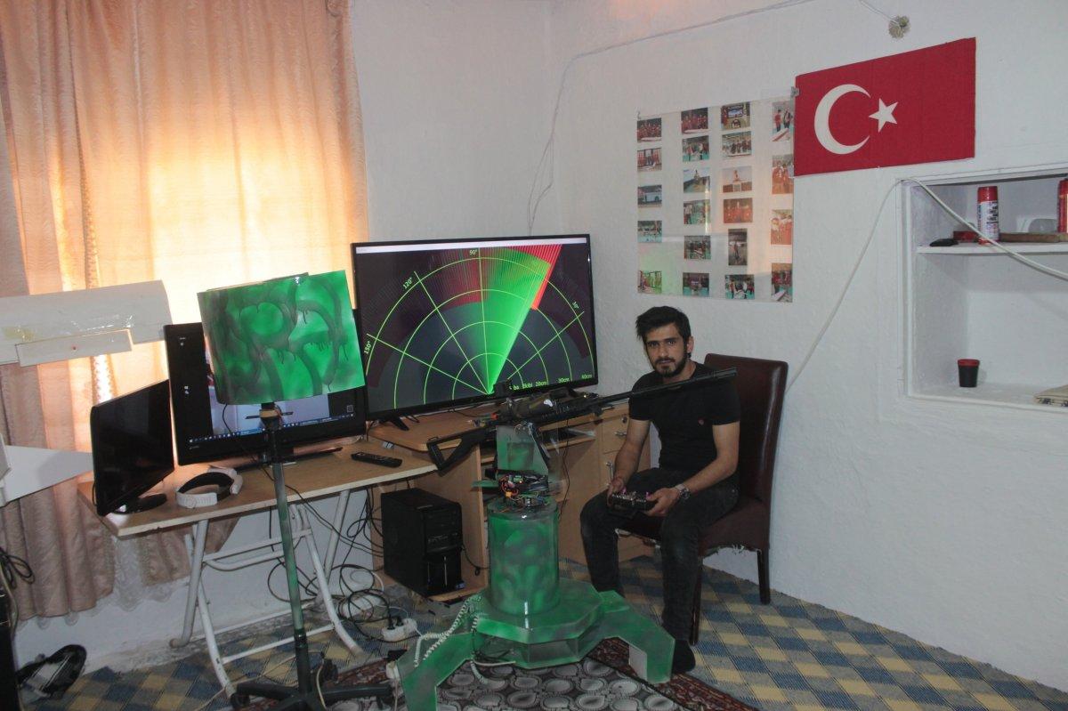 Hakkarili Savaş Tatlı, radar ve silah entegrasyonu sistemi tasarladı