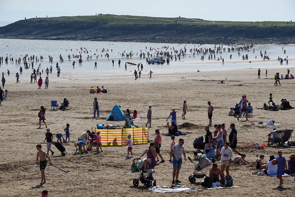 İngiltere sahillerinde yoğunluk