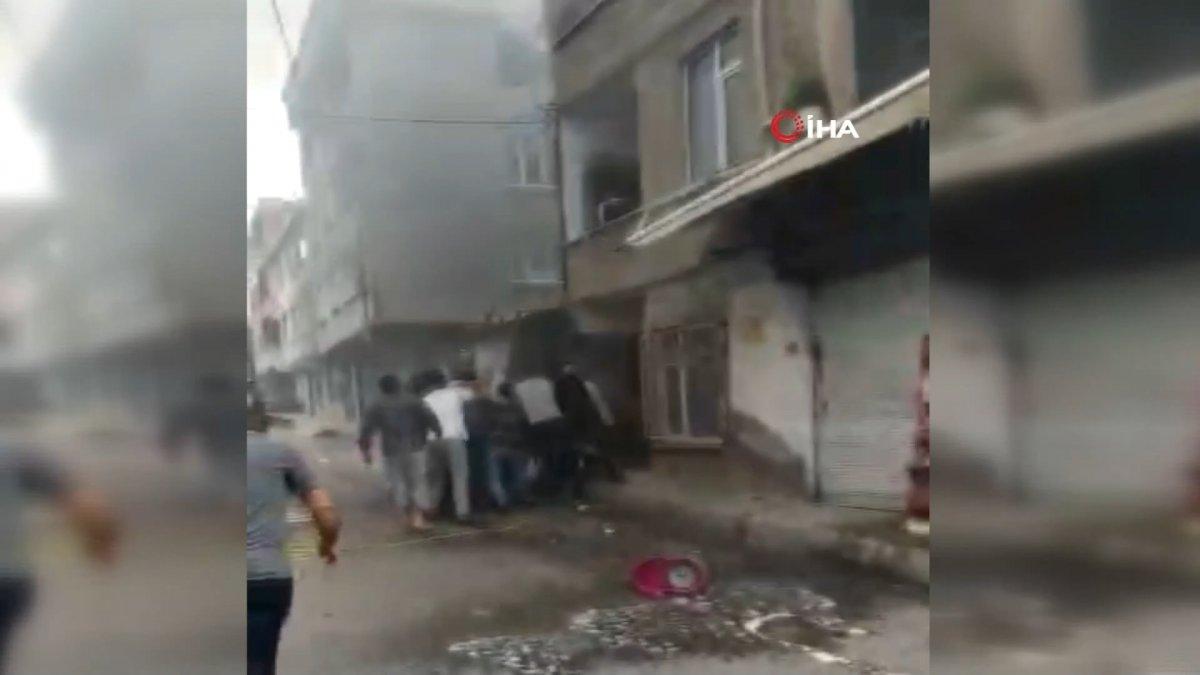 Avcılar’da canını kurtarmak için ikinci kattan atladı