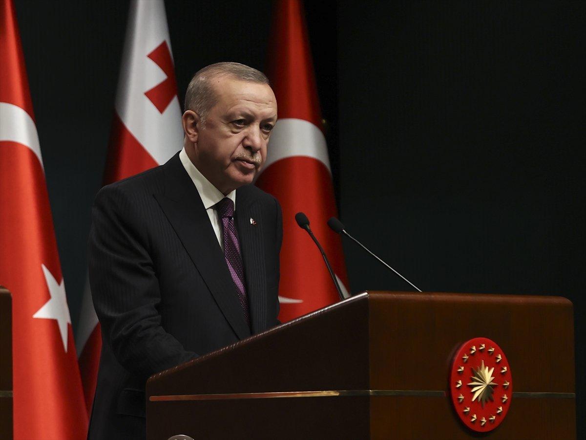 Cumhurbaşkanı Erdoğan ile Gürcistan Başbakanı'ndan ortak açıklama