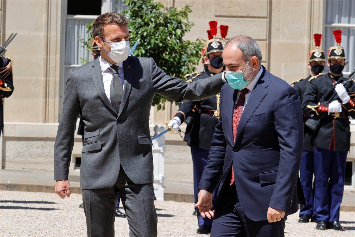 Emmanuel Macron, Nikol Paşinyan ile görüştü