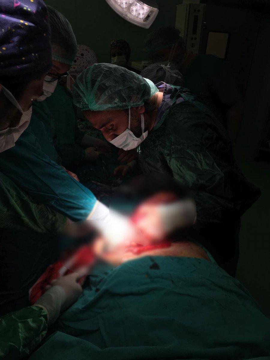 Eskişehir’de karnından 6 kiloluk kitle çıkarıldı