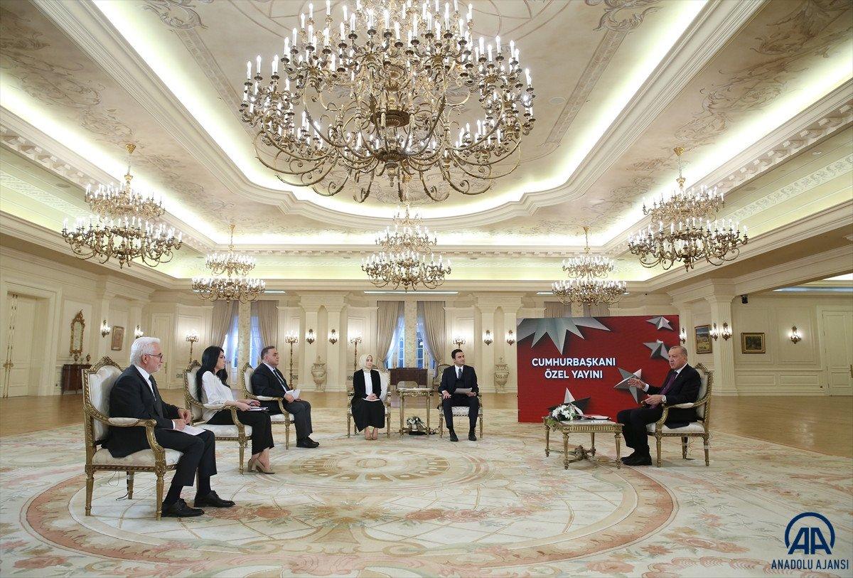 Cumhurbaşkanı Erdoğan'dan canlı yayında açıklamalar