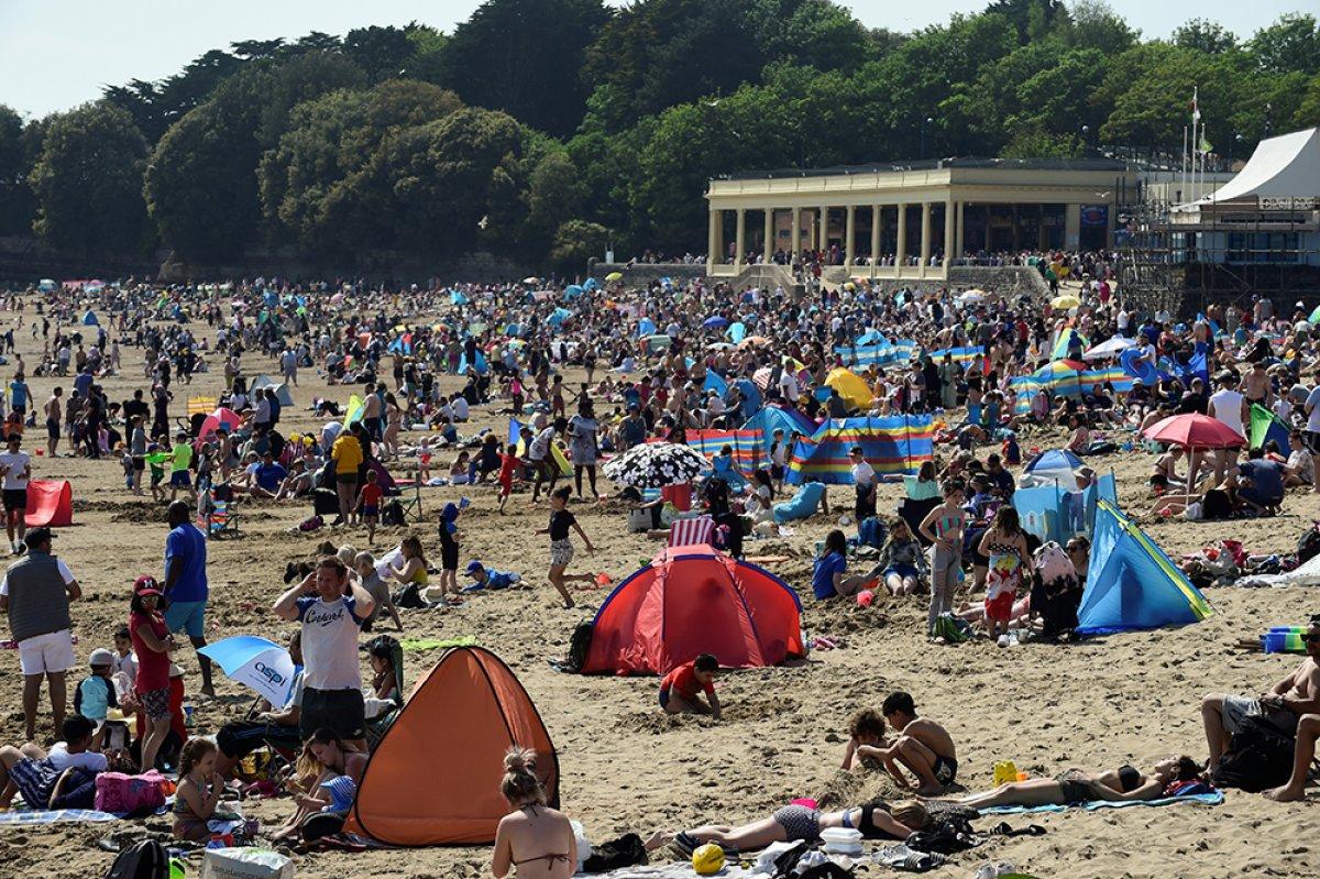 İngiltere sahillerinde yoğunluk