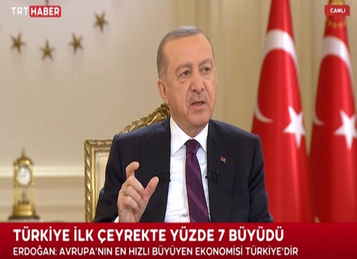 Cumhurbaşkanı Erdoğan'dan canlı yayında açıklamalar