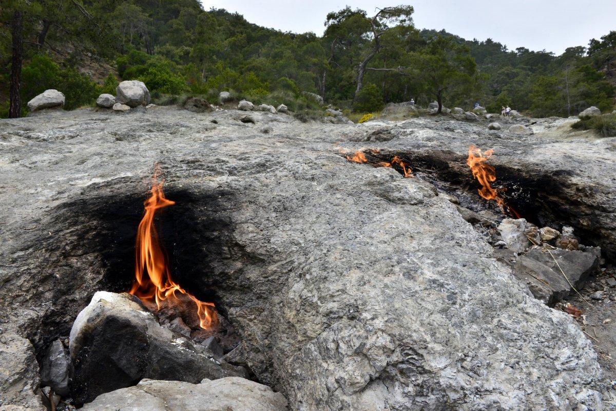 Antalya'nın Yanartaş'ı kesin korunacak hassas alan ilan edildi