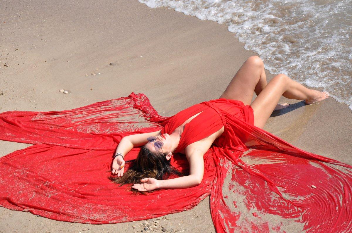 Antalya'da gelen turistler tatil anılarını ölümsüzleştirdi