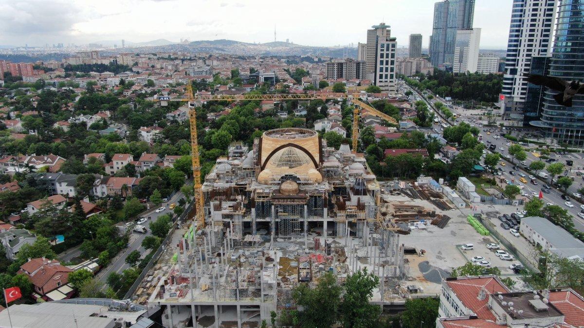 Barbaros Hayrettin Paşa Cami'nin yüzde 75'i tamamlandı