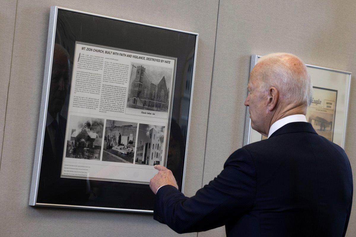 Joe Biden, Tulsa’yı ziyaret eden ilk ABD Başkanı oldu