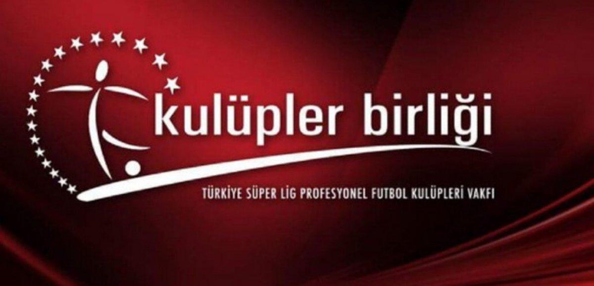 Kulüpler Birliği Vakfı: TFF'nin kararlarını kabul etmiyoruz