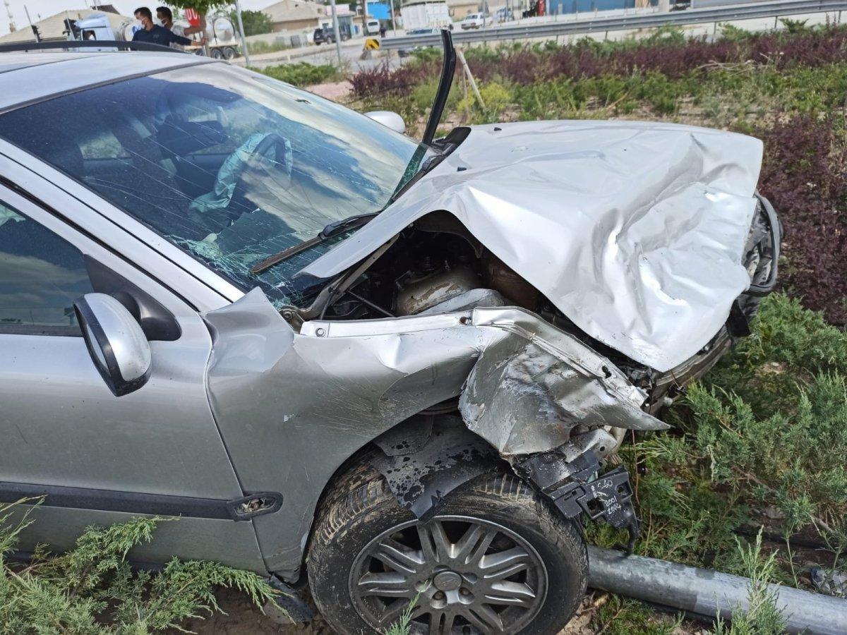 Aksaray’da trafik kazası: 3 yaralı