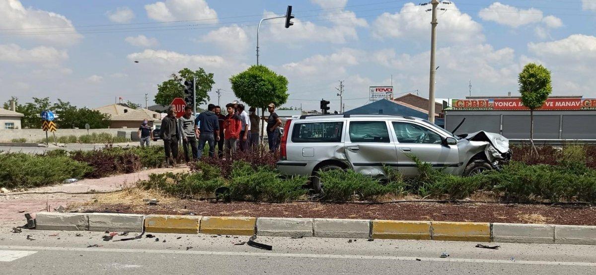 Aksaray’da trafik kazası: 3 yaralı