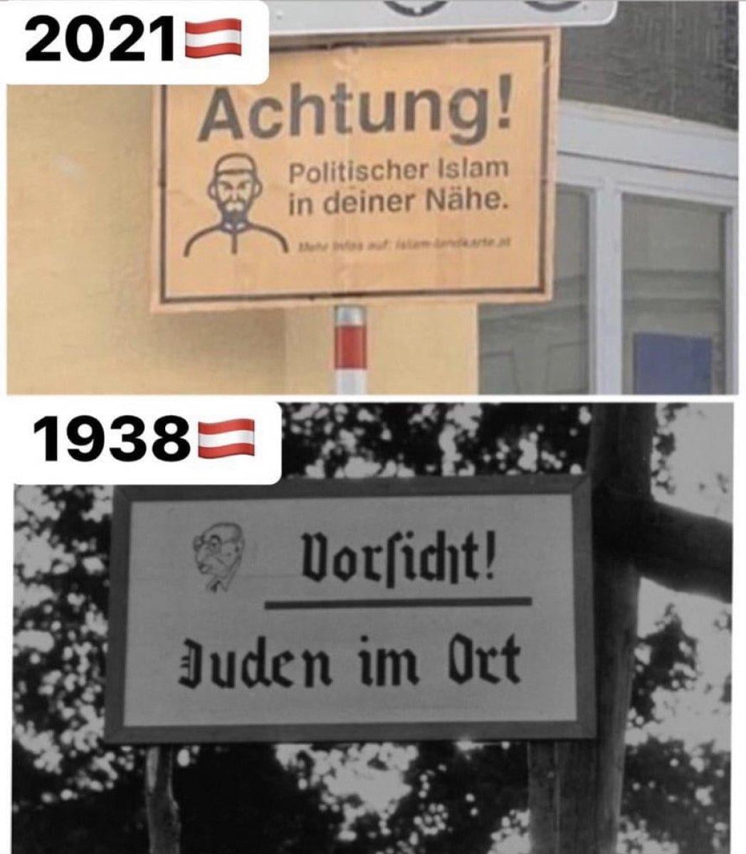 Avusturya’da Müslümanlara karşı ırkçı tabelalar