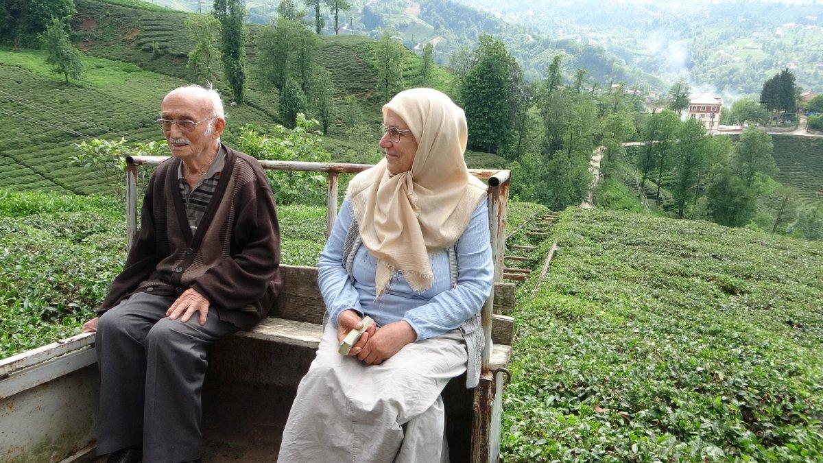 Rizeli çiftin raylı sistemi