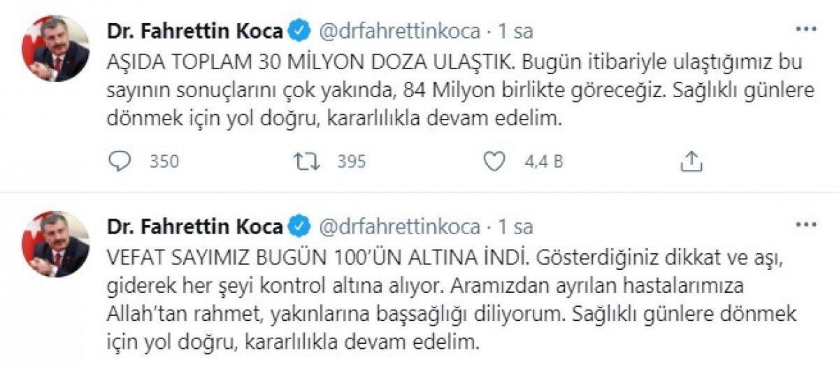 Fahrettin Koca'dan kararlılık çağrısı
