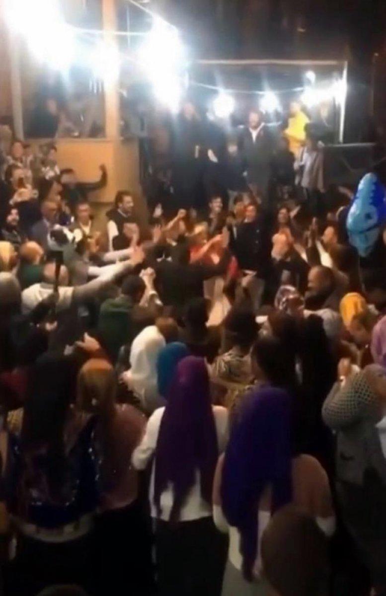 Sakarya'da düğün eğlencesine koronavirüs engel olamadı