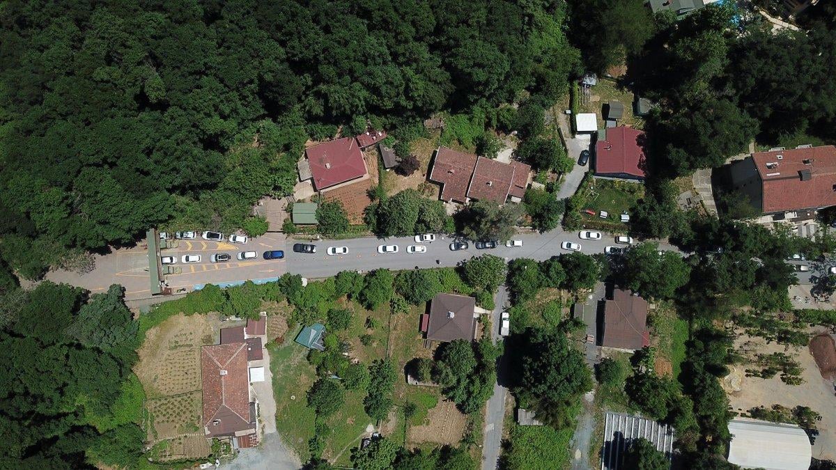 Belgrad Ormanı'nda kısıtlamasız ilk cumartesi yoğunluğu