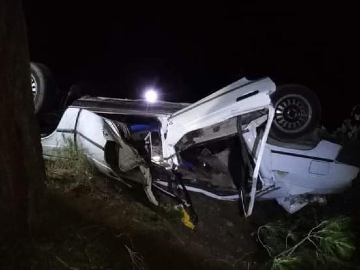 Adana'da otomobil şarampole yuvarlandı: 1 ölü