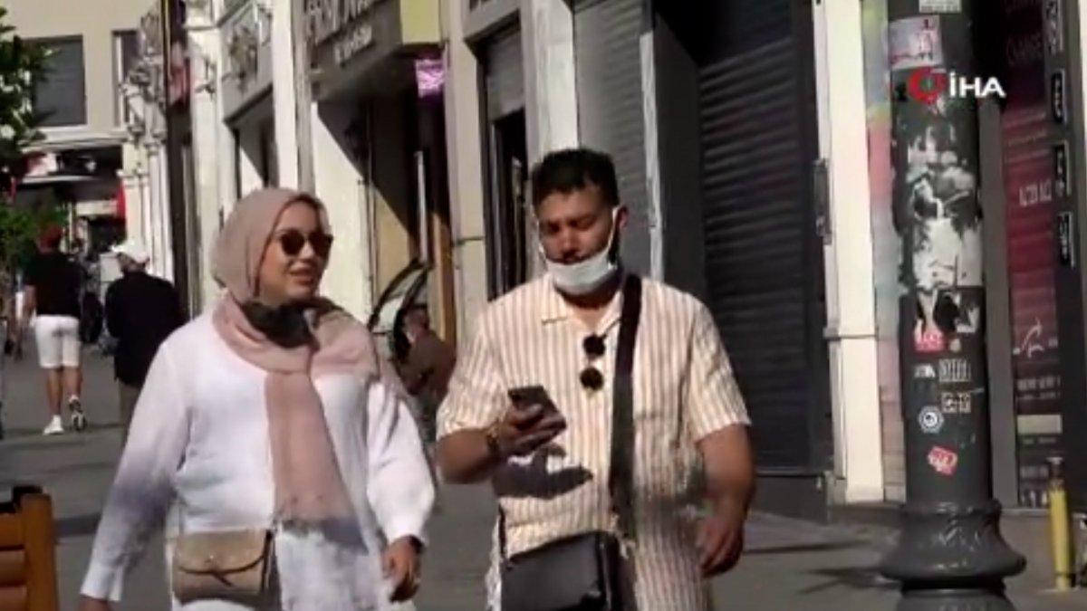 Taksim, pandemi öncesi günlere geri döndü