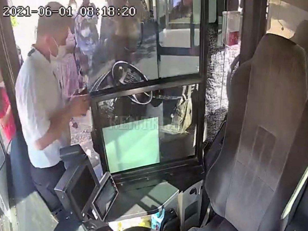 Gaziantep’te fenalaşan yolcuyu otobüs şoförü hastaneye yetiştirdi