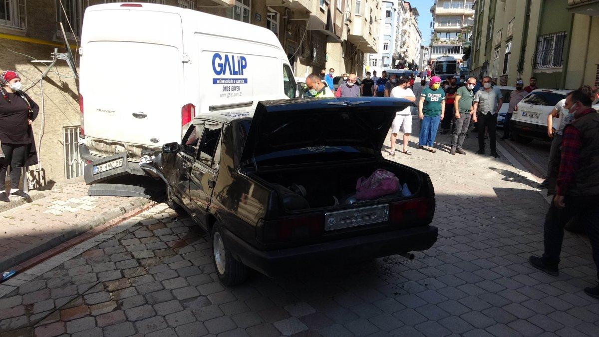 Samsun'da kovalamaca sonunda yakalanan şahıstan pes dedirten savunma