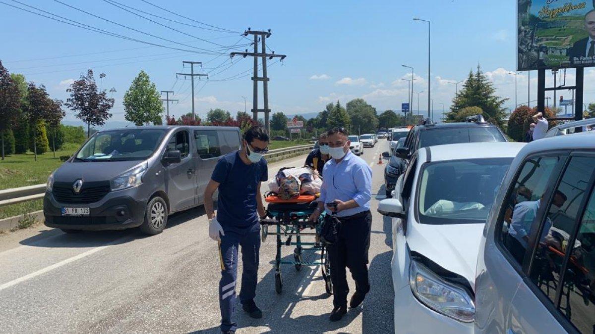 Düzce'de zincirleme kaza: 5 yaralı