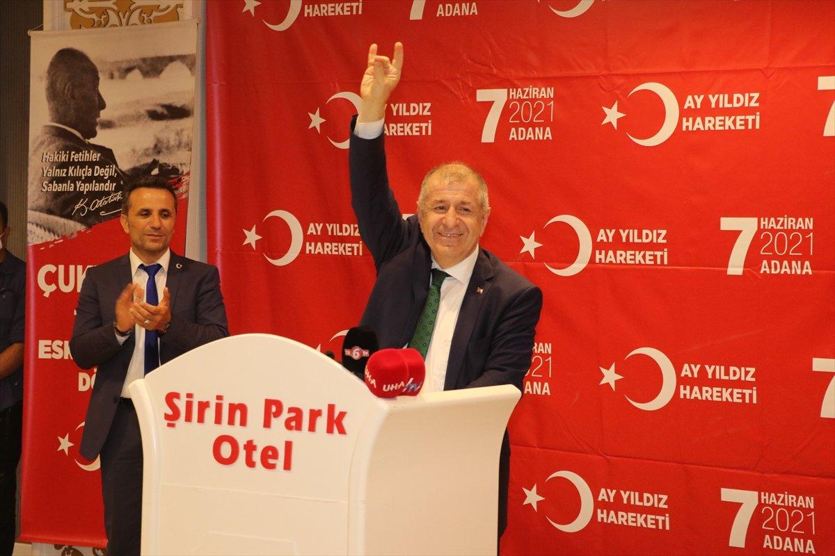 Ümit Özdağ, Ayyıldız Hareketi heyetiyle Adana'yı ziyaret etti