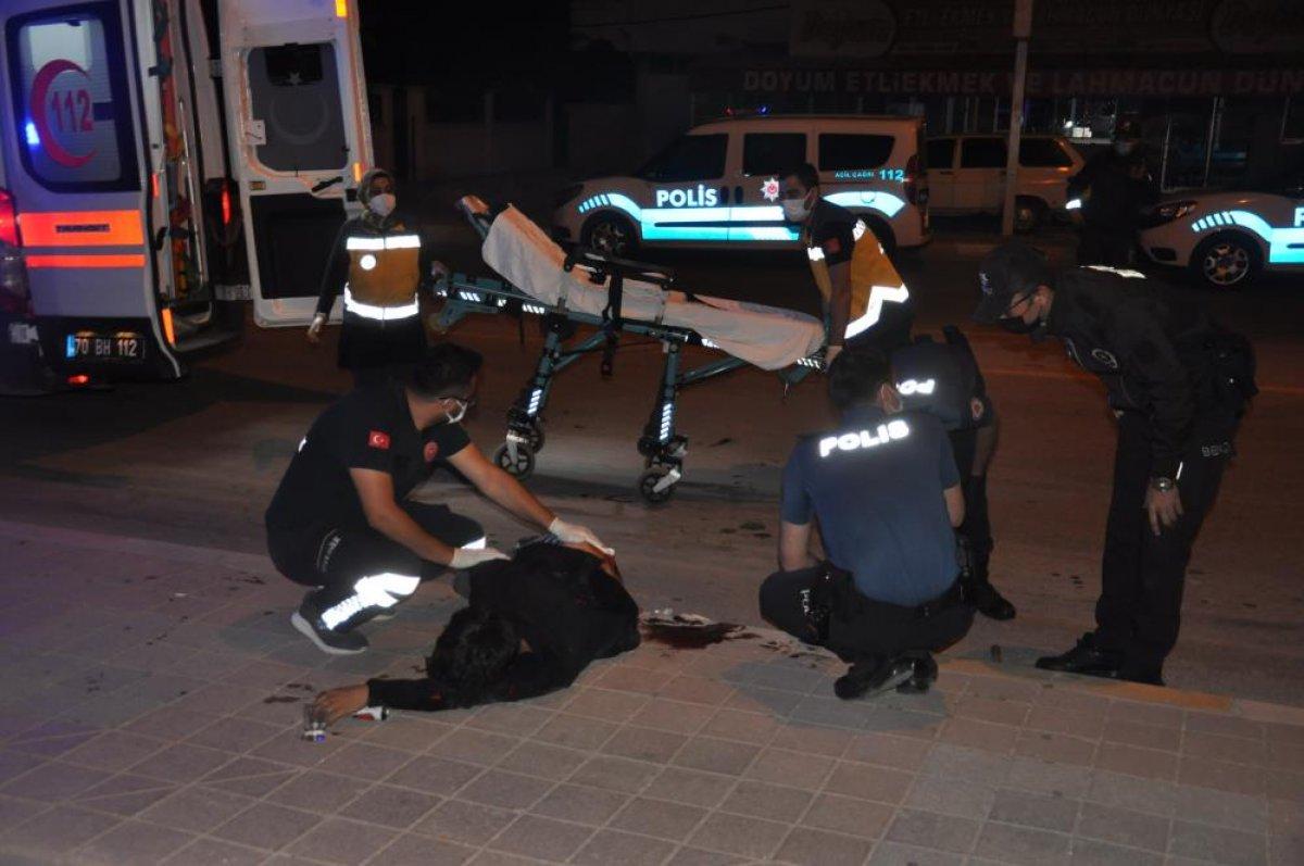 Karaman'da arkadaşı tarafından darbedilip, bıçaklandı