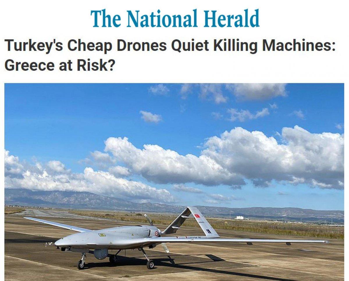 Yunan basınında Bayraktar TB2 endişesi