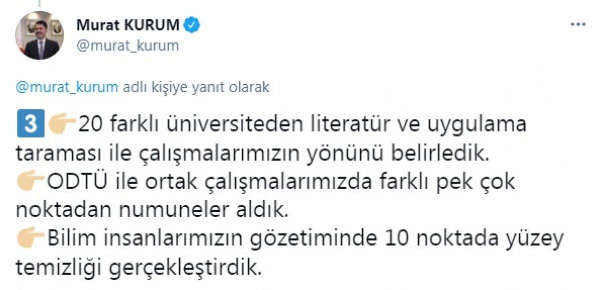Murat Kurum: Çalışmalarımıza, 700 bilim insanı katıldı