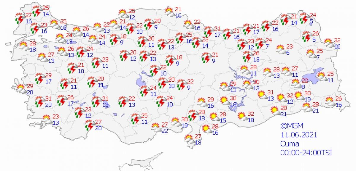 Yaz geldi, yağış sürüyor