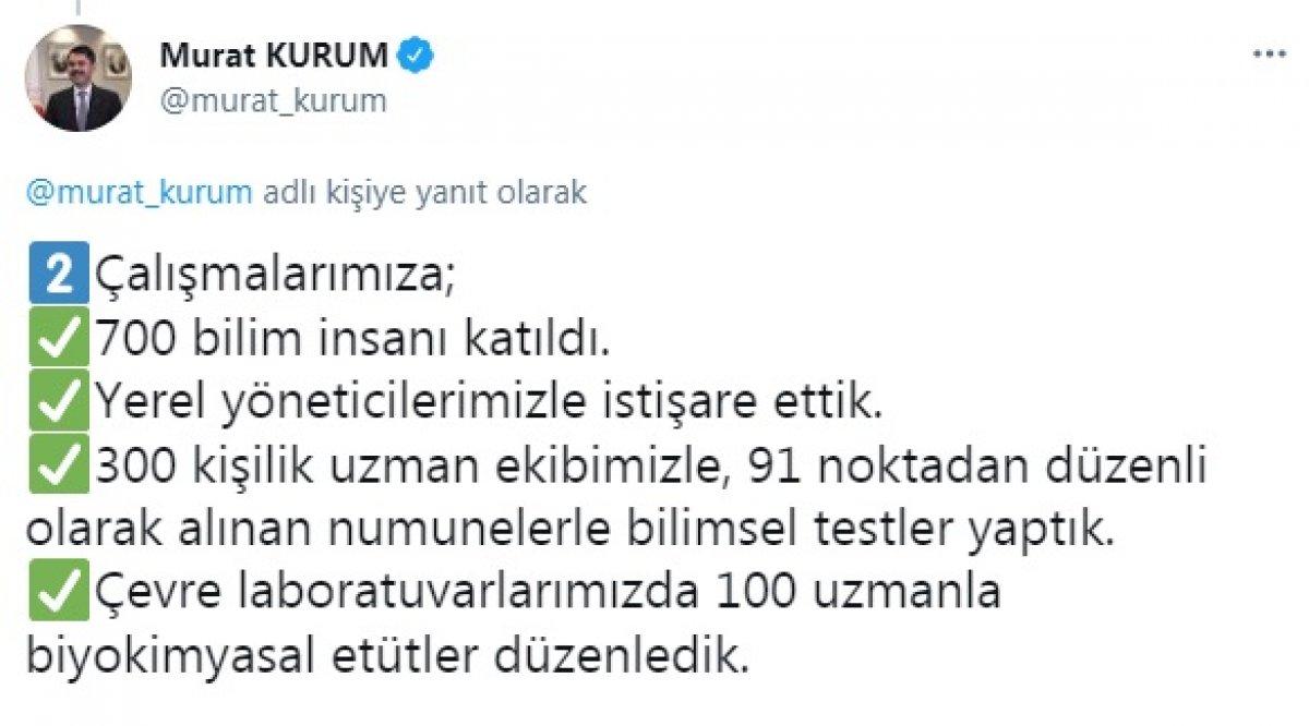 Murat Kurum: Çalışmalarımıza, 700 bilim insanı katıldı
