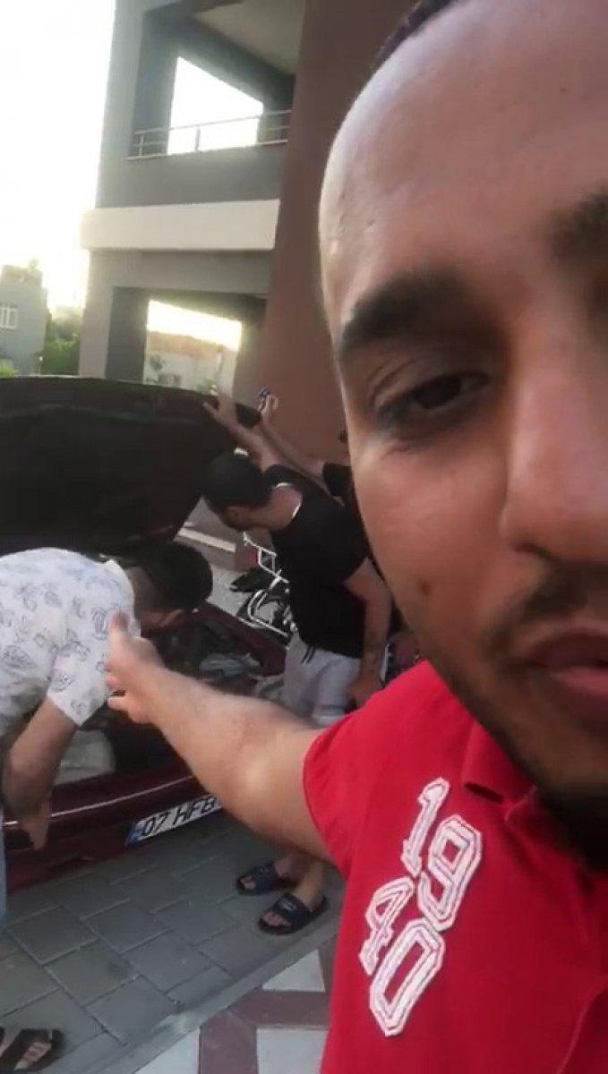 Adana'da aynı anda yaşanan 3 olayı birden görüntüledi