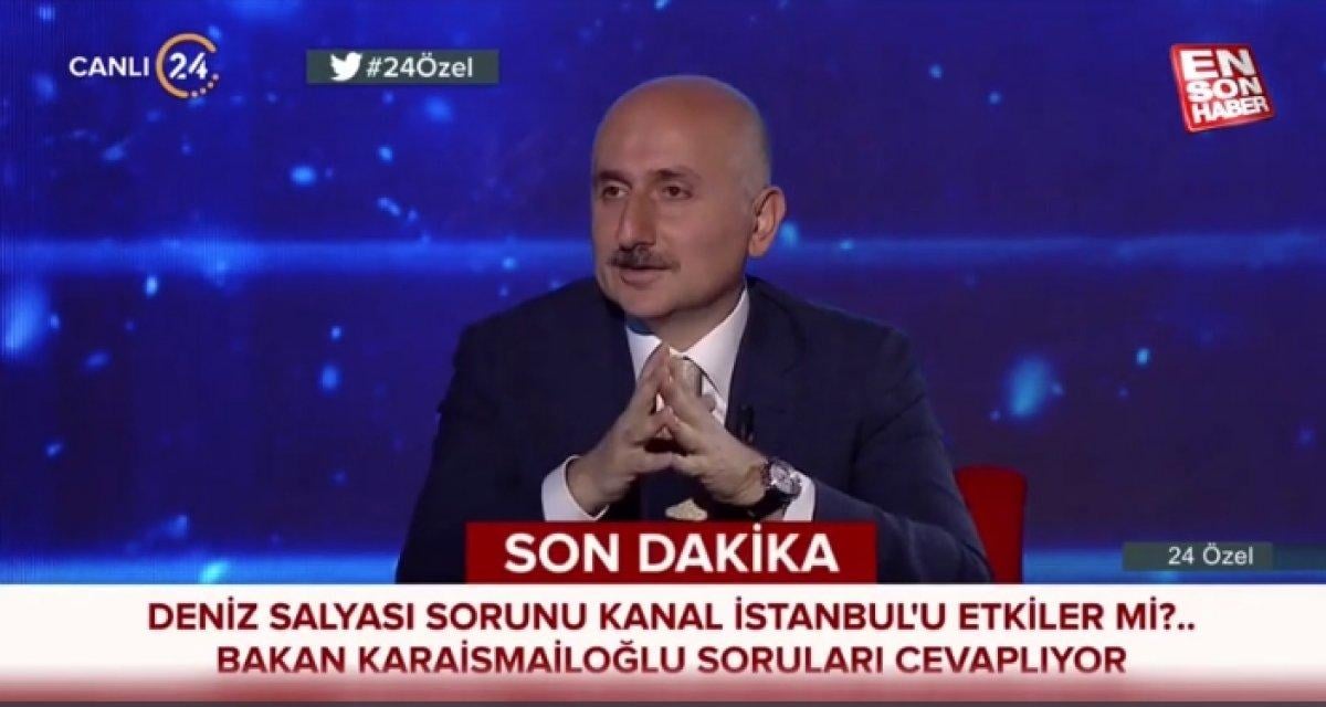 Adil Karaismailoğlu: Kanal İstanbul deniz salyasını azaltır