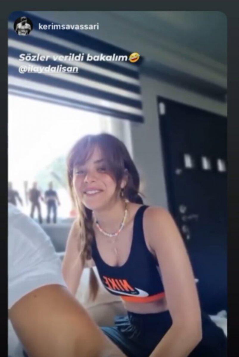 İlayda Alişan, Serkay Tütüncü'yü herkesten sakladı