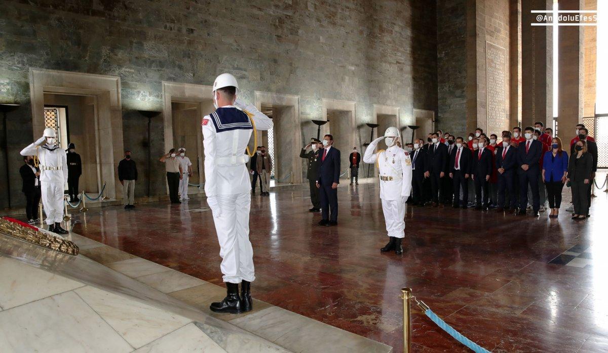 Anadolu Efes, Anıtkabir'i ziyaret etti