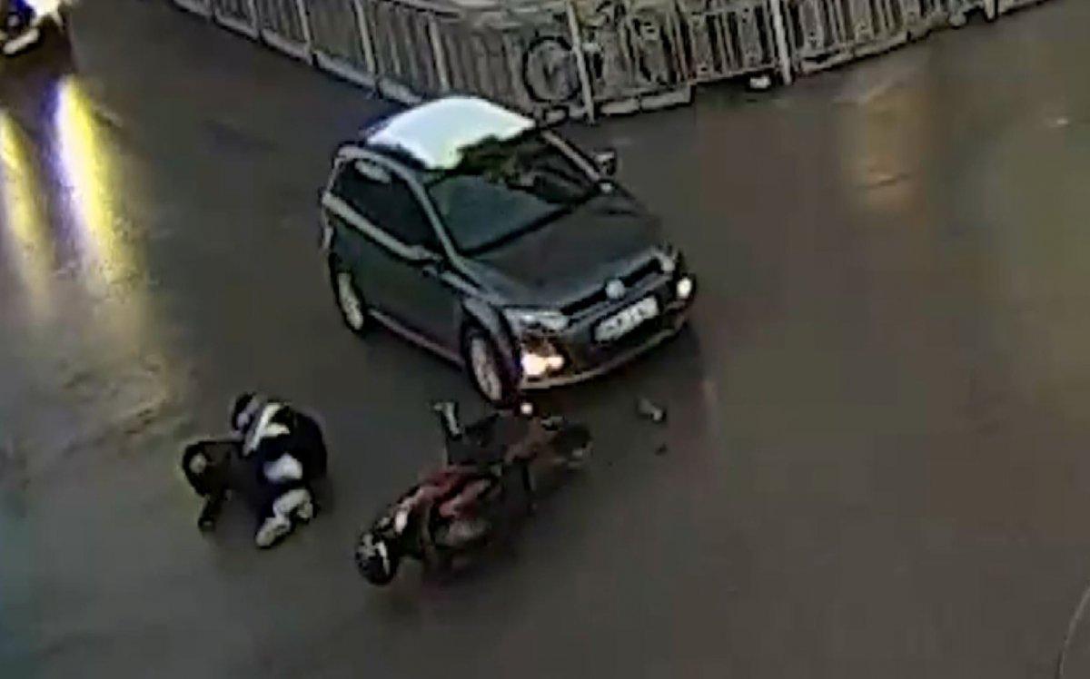 Aksaray’da MOBESE kameralarına yansıyan kazalar