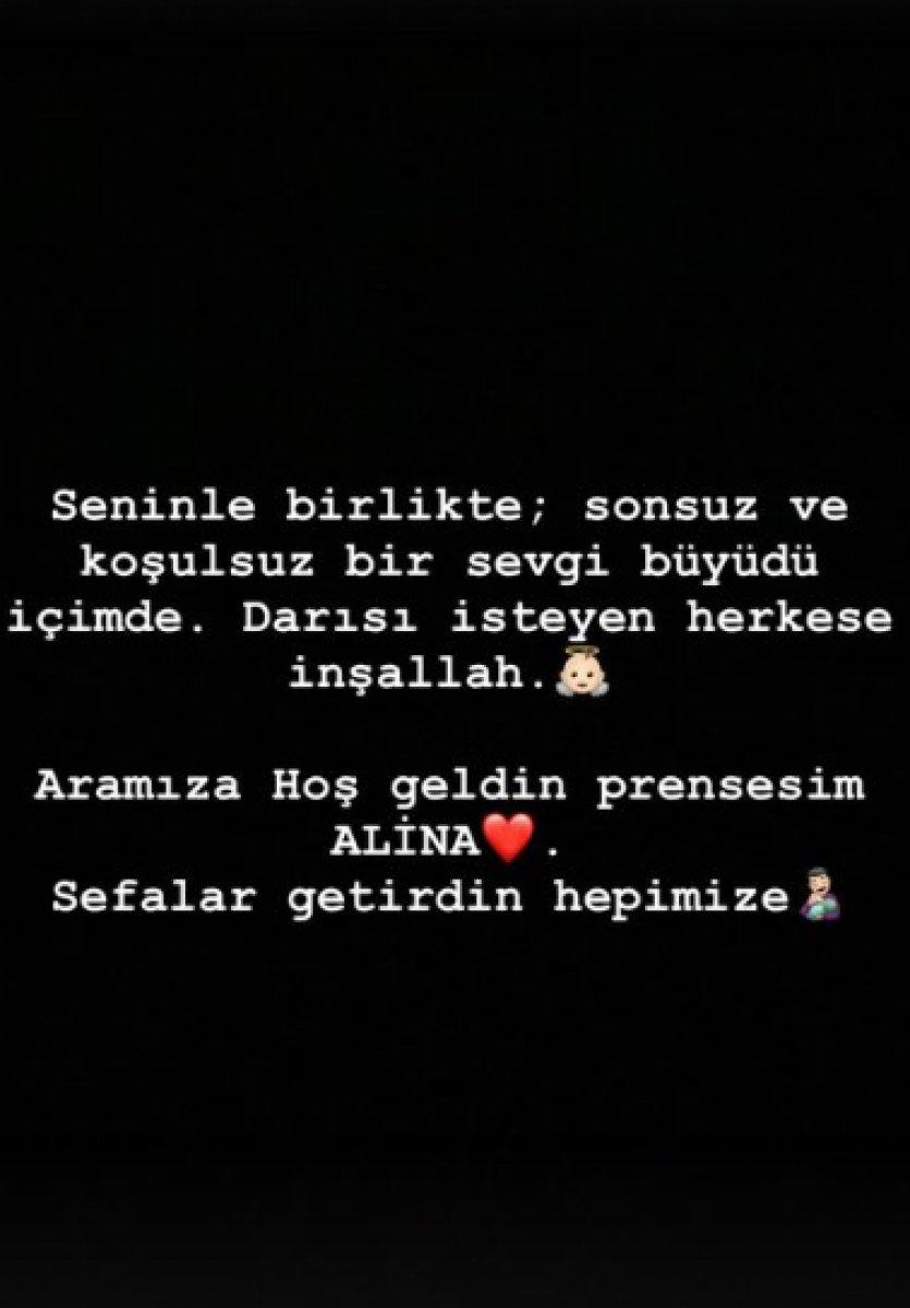 Tolgahan Sayışman ile Almeda Abazi'nin kızları doğdu