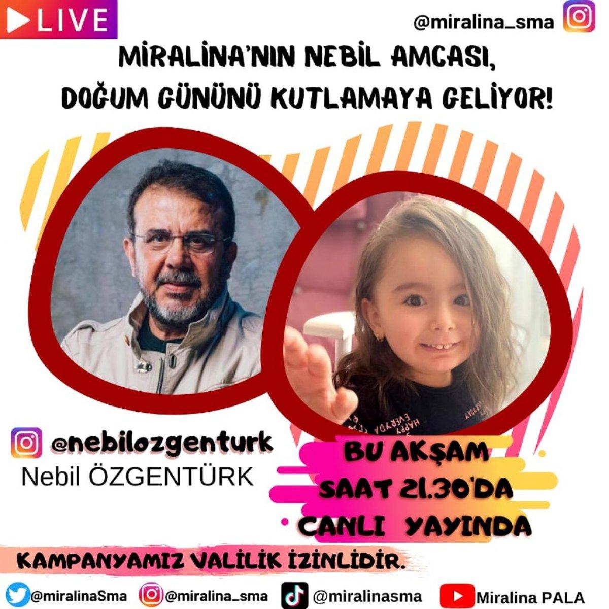 Ünlü isimler, SMA hastası Mira için canlı yayına katılacak