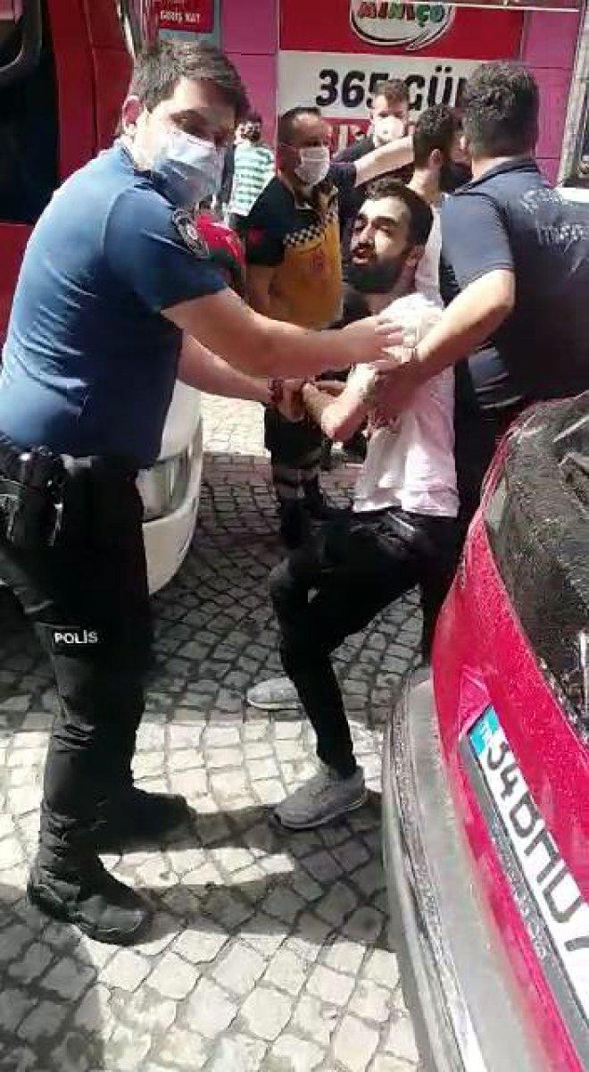 Avcılar'da birlikte yaşadığı kadını dövdü