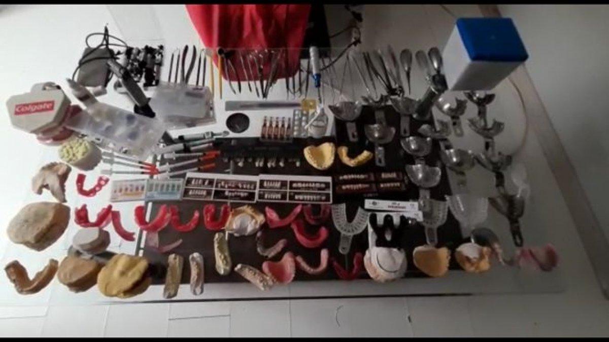 Kocaeli’de sahte dişçi yakalandı