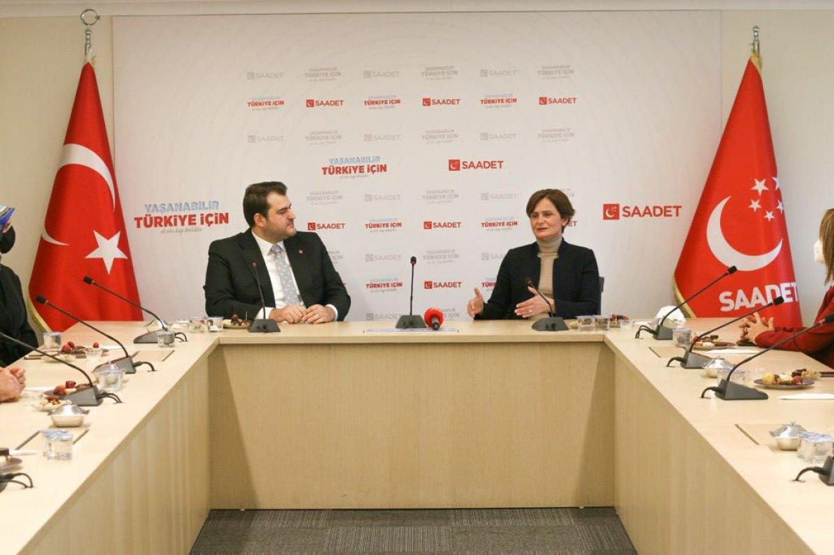 CHP’den Saadet Partisi’ne ziyaret