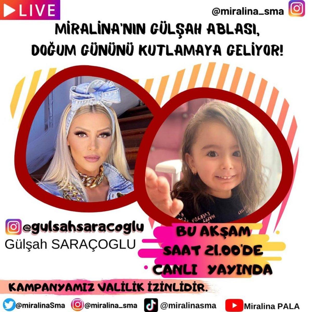 Ünlü isimler, SMA hastası Mira için canlı yayına katılacak