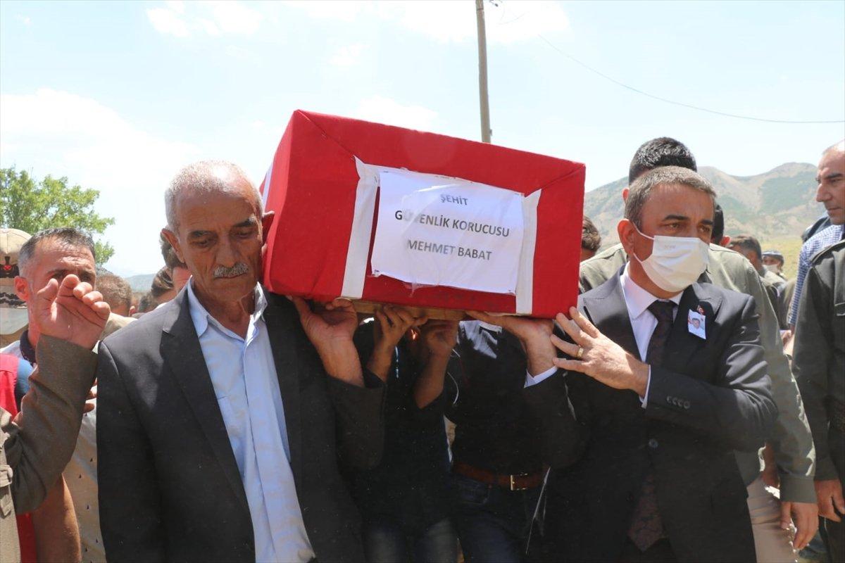 Siirt şehidi Mehmet Babat'a veda