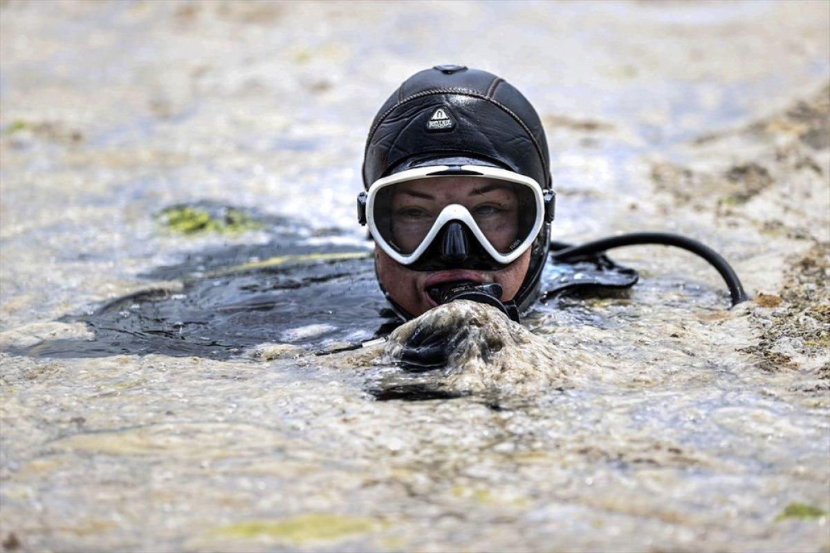 Marmara'dan iki günde 392 metreküp müsilaj toplandı