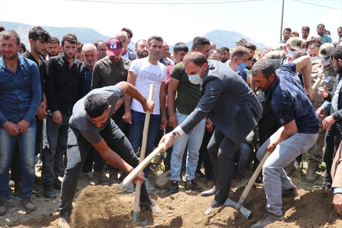 Siirt şehidi Mehmet Babat'a veda